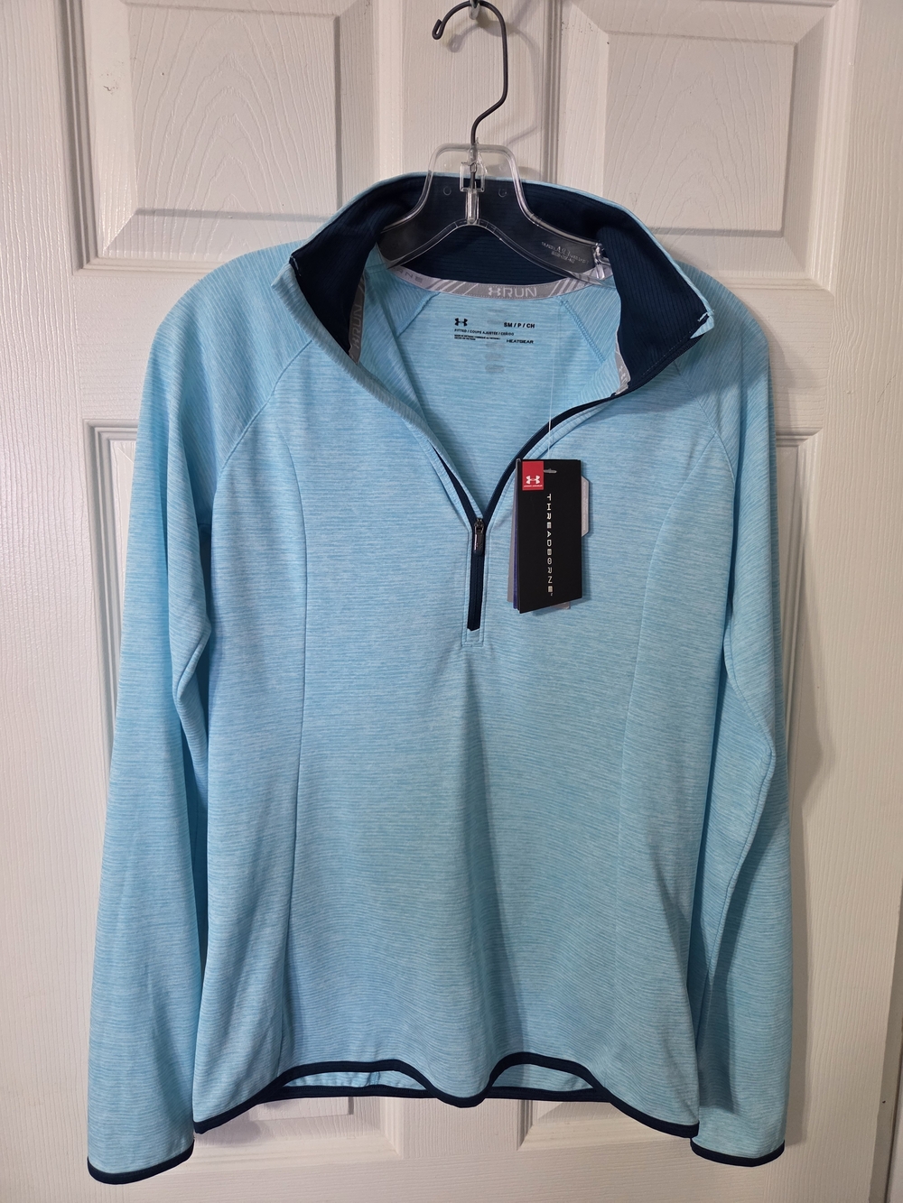 Women's Under Armour Light Blue 1/4 Zip Pullover